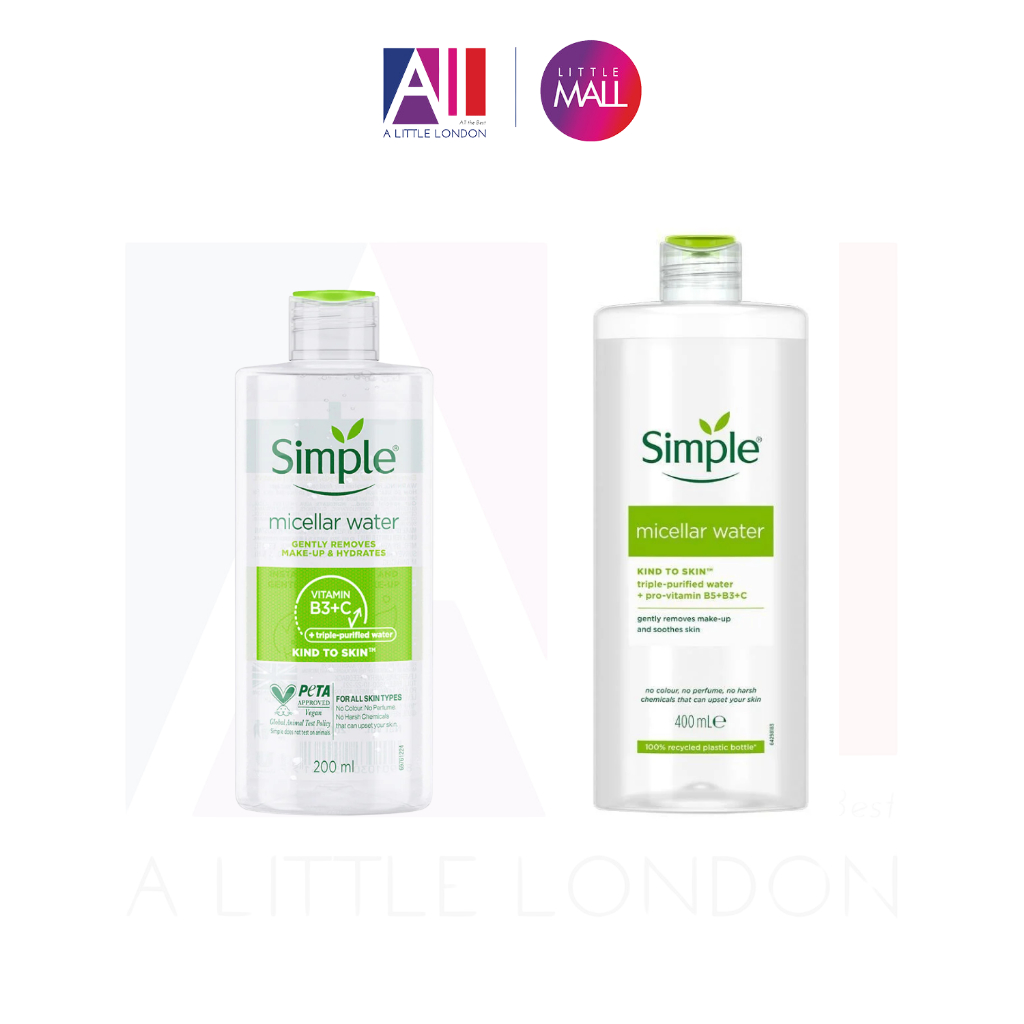 Nước tẩy trang Simple Micellar Cleansing Water (Bill Anh)
