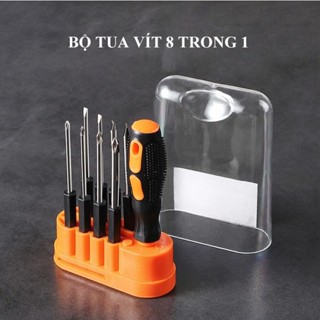 Bộ tua vít đa năng 10 món trong 1 BTOOL bộ tuốc nơ vít 8 trong 1 từ tính mạnh tay cầm chống trượt sửa chữa đa năng