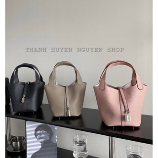 Túi xách nữ dáng làn GIỎ RAU QCCC có dây đeo sz14cm vừa đt