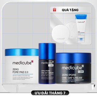 Set dưỡng medicube zero pore one day