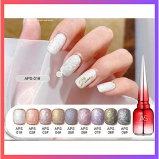 Sơn gel AS nhũ ánh tráng gương mã APS chai đỏ 15ml