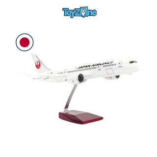 Mô hình máy bay lắp ráp có đèn led Japan Airlines Boeing B787 47cm Everfly