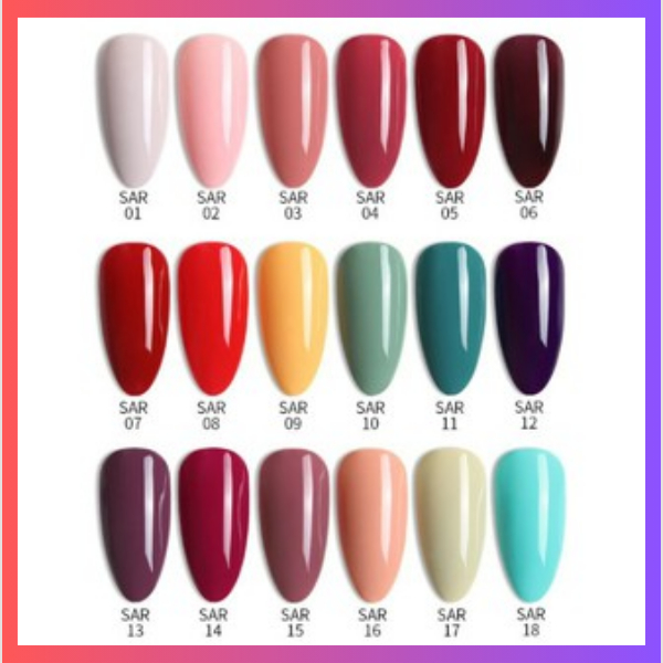 Sơn gel As mã SAR 15ML - chai đỏ