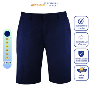  Quần short kaki nam quần sọt nam quần sóc nam kaki cotton basic cao cấp co giãn dày OS1 OPPAMAN 