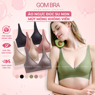 Áo ngực không gọng nữ Gom Bra mát lạnh, áo ngực đúc su non không viền mềm mại, thoải mái, nâng đỡ vòng một - SA-5509