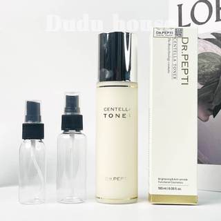 Nước hoa hồng dr.pepti+ centella toner làm dịu, dưỡng sáng da giúp da căng bóng 180ml