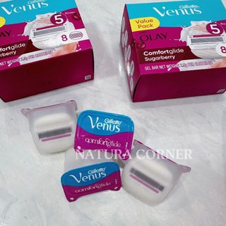 Một đầu lưỡi rời thay thế dao cạo Gillette venus comfort glide sugarberry blade refills 5 lưỡi
