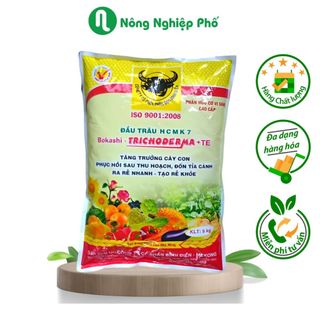 Phân hữu cơ Đầu Trâu HCMK7 Trichoderma + TE - Túi 5kg