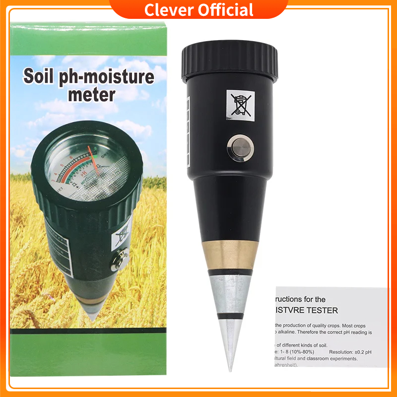  Máy Đo Độ PH Và Độ Ẩm Đất VT-05N Dùng đo độ PH cho vườn cây ăn trái trồng lúa cây công nghiệp phiên bản mới nhất 