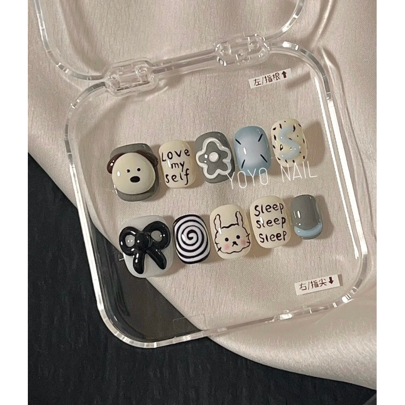 Nailbox thiết kế free đổi form móng style Hàn Quốc A2