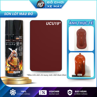 Sơn lót samurai ucu19 chống rỉ sét màu đỏ, sơn xịt 400ml