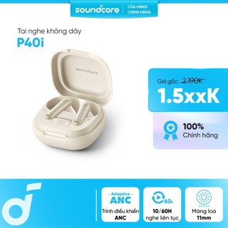 Tai nghe không dây soundcore P40i | Chống ồn chủ động ANC | Pin siêu khủng | Đàm thoại vượt trội