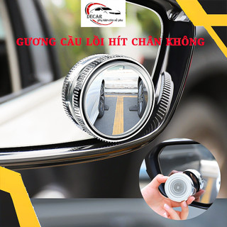 Bộ 2 gương cầu lồi ô tô 360 độ cao cấp, gương chiếu hậu , kính lồi gắn gương oto xóa điểm mù xe tải