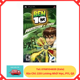 Đĩa game PSP gốc Ben 10 Protector of Earth (2nd không hộp) dành cho máy game Psp các dòng