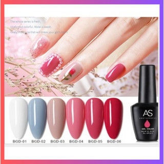 Sơn gel as mã bgd - màu đỏ hồng chai đen