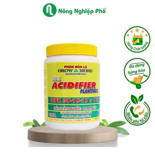 Phân bón lá 30-10-10 + TE Grow More Soil Acidifier - Lọ 100 gram