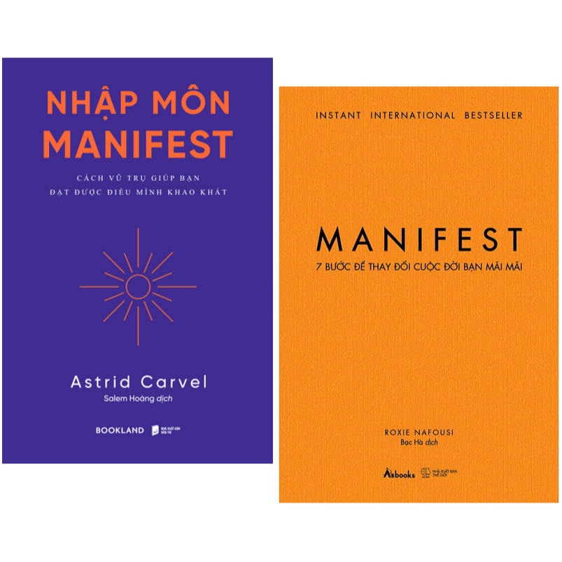 Sách - Bộ Sách : Nhập Môn Manifest + Manifest - 7 Bước Để Thay Đổi Cuộc Đời Bạn Mãi Mãi