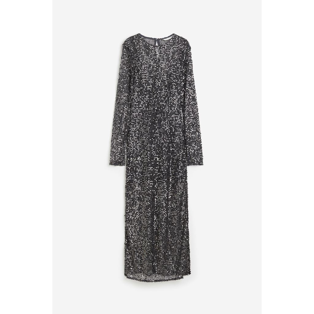 H&M Sequined Net Dress