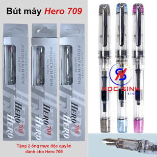 Bút máy hero 709 ngòi trơn, nét ef