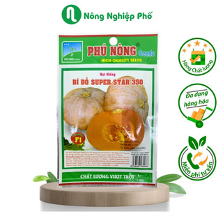 Hạt giống bí đỏ Super Star Phú Nông - Gói 2 gram