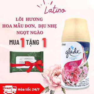 Lõi Xịt Phòng Glade, Máy Xịt Thơm Phòng Tự Động Hương Peony Khử Mùi Nhà Vệ Sinh, Khử Mùi Phòng Ngủ