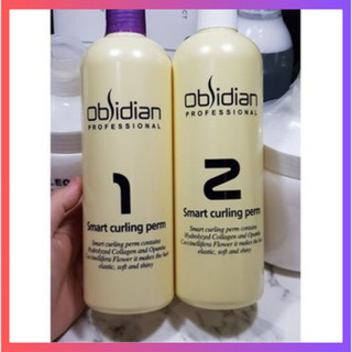 THUỐC UỐN TÓC 3D OBSIDIAN UỐN NÓNG VÀ UỐN LẠNH 500ML ( 1 CẶP)