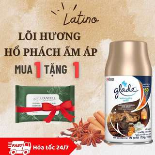 Lõi xịt phòng glade, máy xịt thơm phòng tự động hương elegant khử mùi nhà vệ sinh, khử mùi phòng ngủ