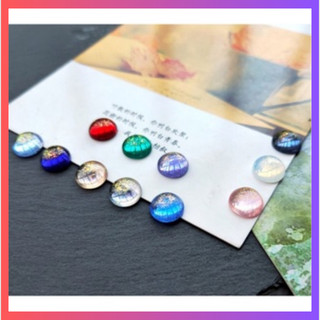Đá mắt mèo nhũ trang trí móng 10 viên/túi 4,5mm
