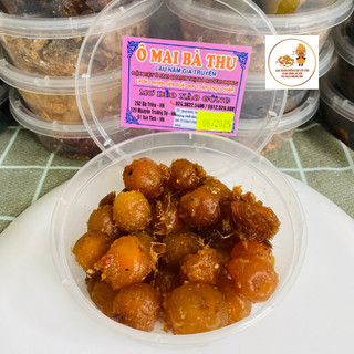 Ô mai MƠ DẺO XÀO GỪNG, 100% chính hiệu Bà Thu, đặc sản gia truyền Hà Nội,ăn ngay hoặc làm bánh...