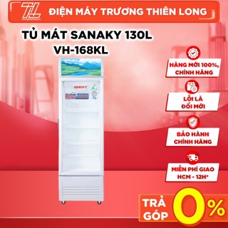 Vh-168kl - tủ mát sanaky 130l - bảo hành chính hãng