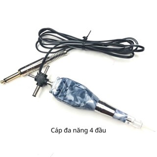 Dáy Sạc Đa Năng 4 Chấu Phù hợp Các Loại Máy Xăm Thần Thánh, Máy Giantsun, Máy Phổ Thông,...