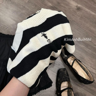 Áo len mtg kẻ