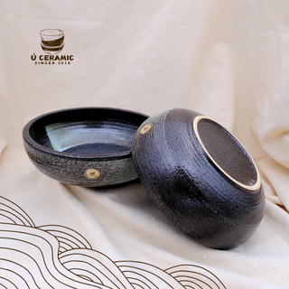 TÔ TRÒN ĐỰNG SASHIMI,SALAD GỐM SỨ,Ú CERAMIC