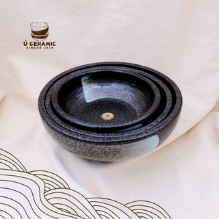 TÔ TRÒN ĐỰNG SASHIMI,SALAD GỐM SỨ,Ú CERAMIC