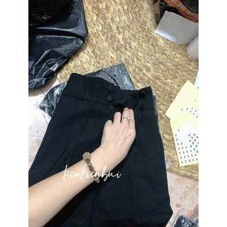 [Mã 21CĐ] Quần Tây 2 Nút Bọc Vải Có Đỉa