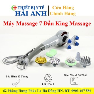 Máy Đấm Lưng 7 Đầu Xoa Bóp - Máy Massage Cầm Tay