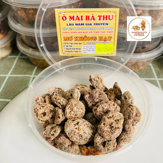 Ô mai MƠ KHÔNG HẠT, 100% chính hiệu bà Thu (hộp 160 gam), quà vặt siêu ngon, đặc sản gia truyền Hà Nội