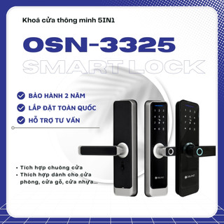 Khóa cửa thông minh osuno 5in1 tiện lợi