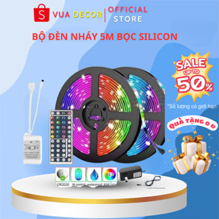Dây đèn led 5m RGB 16 triệu màu điều khiển bằng điện thoại, nháy theo nhạc, đèn led tiktok đổi màu