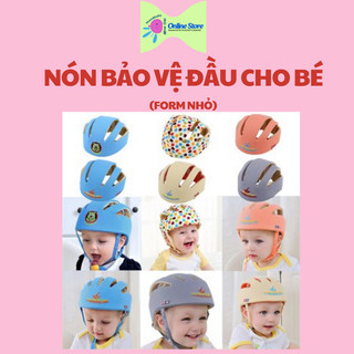 Mũ bảo hiểm đầu cho bé tập bò/ tập chạy xe/ ngồi xe - nón bảo vệ đầu đa năng -  Hàng Việt Nam