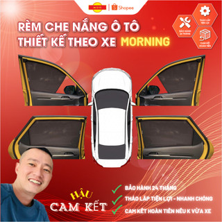 Rèm Che Nắng Mr Ô Tô Dành cho xe Kia Morning 2007-2010 . Bảo Hành 12 Tháng - Cam Kết Chuẩn Khít theo xe