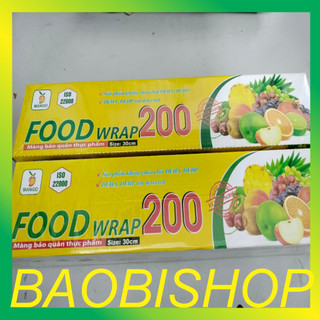 màng bọc thực phẩm MANGO200 vàng=200m_ bao bì shop