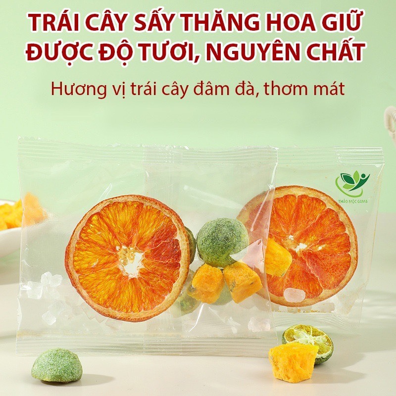 Trà Detox Chanh Dây Kim Quất     Tặng Bình Detox   Đẹp Da, Mát Gan, Thanh Nhiệt, Giảm Cân Giữ Dáng - Combo 20-30 Gói