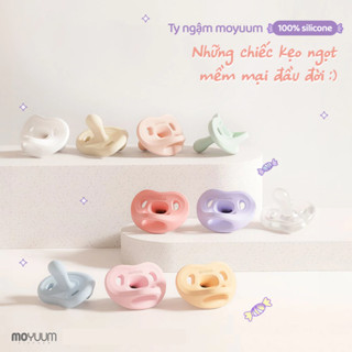 Ti giả Silicone Moyuum Hàn Quốc 0M+/6M+ [ Kèm hộp đựng ]