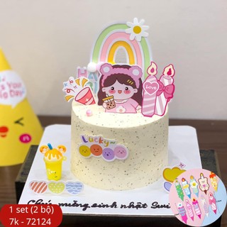 SP072124 Set que giấy Nến sinh nhật 10 que (combo 2 set)