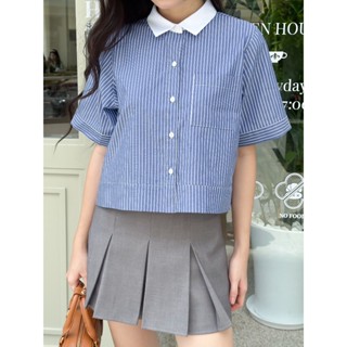 KIDO - Chân váy ngắn xếp 4 ly LOUIS SKIRT