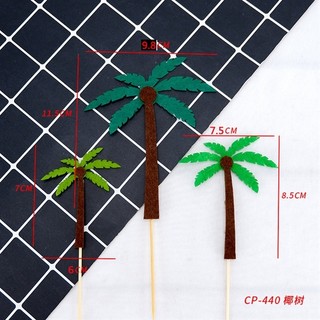 Sp072125 set que vải dạ cây dừa 3 que to nhỏ mã mới