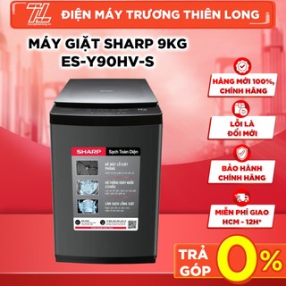 Es-y90hv-s - miễn phí công lắp - máy giặt sharp 9kg es-y90hv-s - bảo hành chính hãng