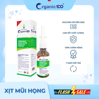Mũi họng Organic100 dạng xịt lọ 50ml