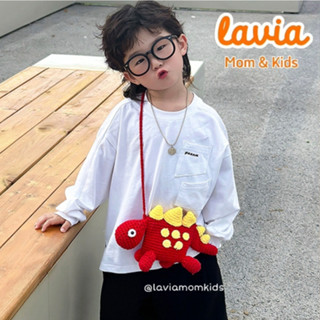  Túi đeo chéo khủng long cho bé trai bé gái túi cho bé lavia đi chơi tết đi du lịch phong cách đáng yêu cho bé 